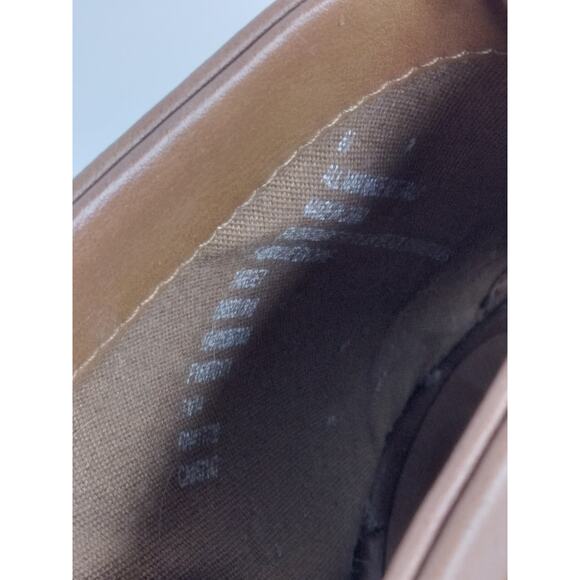 Mossimo brown open toe chunky 4" heels size 8.5 - Picture 5 of 8